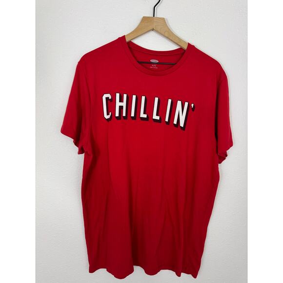 Old Navy Other - Old Navy Chillin’ Red Graphic Tee Shirt Men’s XL
